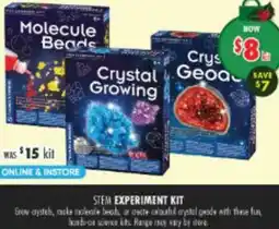 Lincraft Stem experiment kit offer