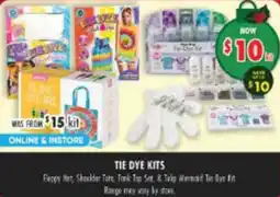 Lincraft Tie dye kits offer