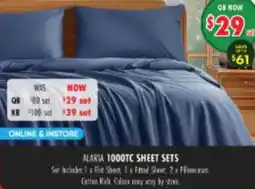 Lincraft Alaria Sheet Set offer