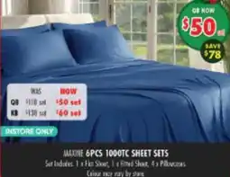 Lincraft Maxime sheet sets offer