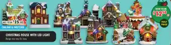 Lincraft Christmas house with led light offer