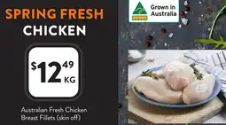Foodworks Australian Fresh Chicken Breast Fillets offer