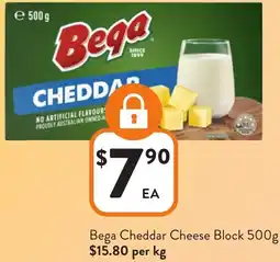Foodworks Bega Cheddar Cheese Block offer