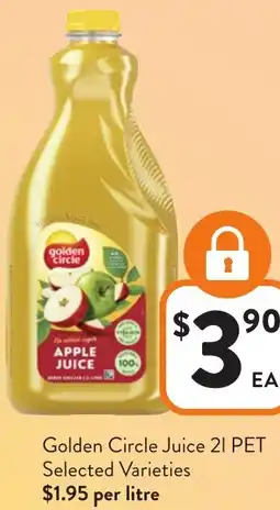 Foodworks Golden Circle Juice offer