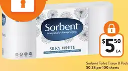 Foodworks Sorbent Toilet Tissue offer