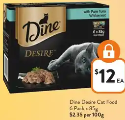Foodworks Dine Desire Cat Food offer