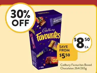 Cadbury Favourites Boxed Chocolates