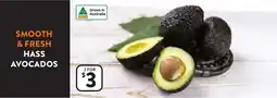 Foodworks Smooth & fresh hass avocados offer