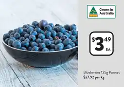 Foodworks Blueberries Punnet offer
