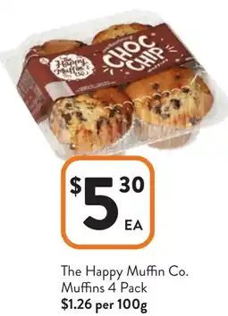 Foodworks The Happy Muffin Co. Muffins offer