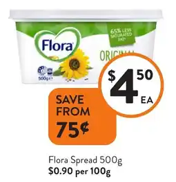 Foodworks Flora Spread offer