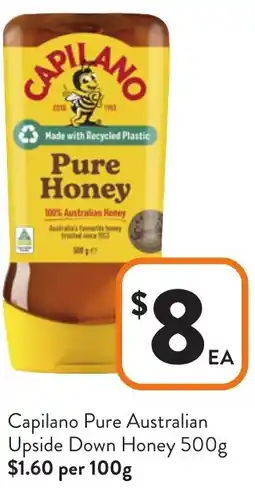 Foodworks Capilano Pure Australian Upside Down Honey offer