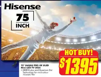 75" U6QAU PRO 4K ULED Mini-LED TV 2025