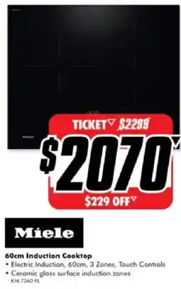 The Good Guys Miele Induction Cooktop offer