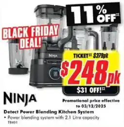 The Good Guys Ninja Detect Power Blending Kitchen System offer