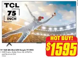 The Good Guys 75" C6K QD-Mini LED Google TV 2025 offer