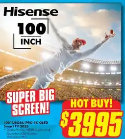 The Good Guys 100" U6QAU PRO 4K QLED Smart TV 2025 offer