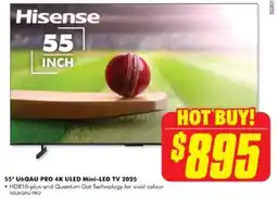 The Good Guys 55" U6QAU PRO 4K ULED Mini-LED TV 2025 offer