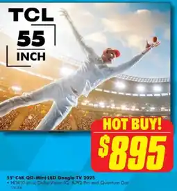 The Good Guys 55" C6K QD-Mini LED Google TV 2025 offer