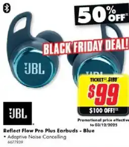 The Good Guys Reflect Flow Pro Plus Earbuds - Blue offer