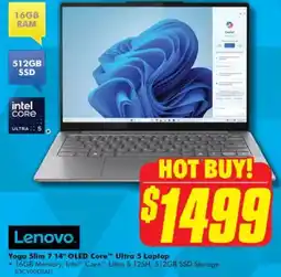 The Good Guys Lenovo Yoga Slim 7 14" OLED Core™ Ultra 5 Laptop offer