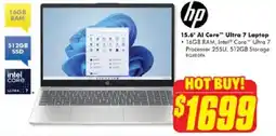 The Good Guys hp 15.6" Al Core™ Ultra 7 Laptop offer