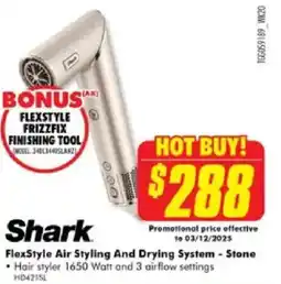 The Good Guys Shark FlexStyle Air Styling And Drying System - Stone offer