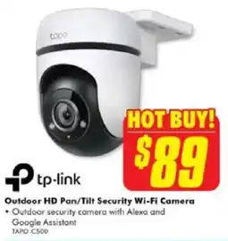 The Good Guys tp-link Outdoor HD Pan/Tilt Security Wi-Fi Camera offer