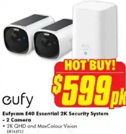 The Good Guys Eutycam E40 Essential 2K Security System offer