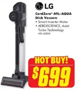 The Good Guys LG CordZero A9L-AQUA Stick Vacuum offer