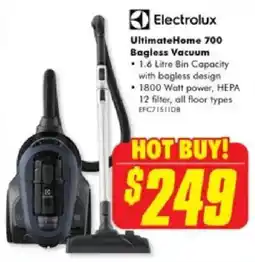 The Good Guys Electrolux Ultimate Home 700 Bagless Vacuum offer