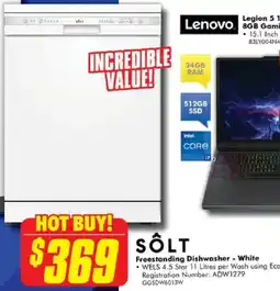 The Good Guys Solt Freestanding Dishwasher - White offer