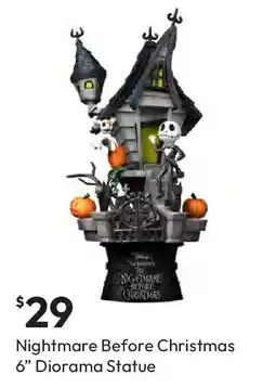 Target Nightmare Before Christmas 6" Diorama Statue offer
