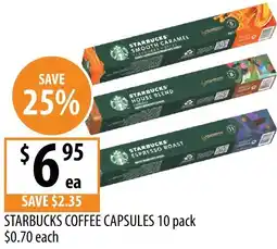 Supabarn Starbucks coffee capsules offer