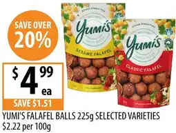 Supabarn Yumi's falafel balls offer