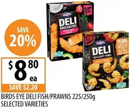 Supabarn Birds eye deli fish/prawns offer