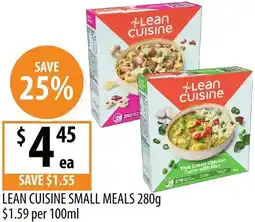 Supabarn Lean cuisine small meals offer