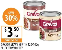 Supabarn Gravox gravy mix tin offer