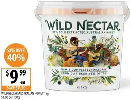 Supabarn Wild nectar australian honey offer