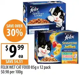 Supabarn Felix wet cat food offer