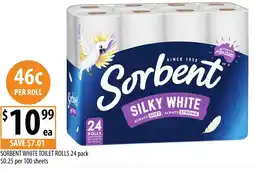Supabarn Sorbent white toilet rolls offer