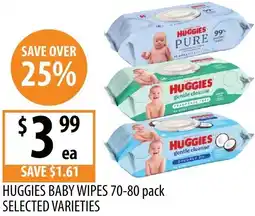 Supabarn Huggies baby wipes offer