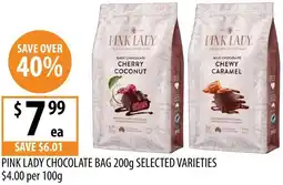 Supabarn Pink lady chocolate bag offer