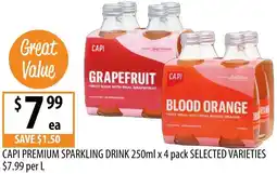 Supabarn Capi premium sparkling drink offer