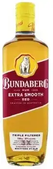 Supabarn bundaberg extra smooth red rum offer