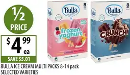 Supabarn Bulla ice cream offer