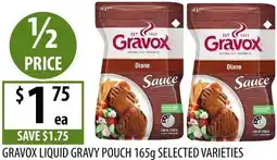 Supabarn Gravox liquid gravy pouch offer