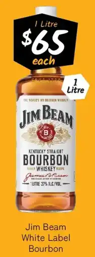 Cellarbrations Jim Beam White Label Bourbon offer
