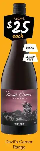 Cellarbrations Devil's Corner Range offer