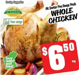 Farmer Jack's Whole chicken offer